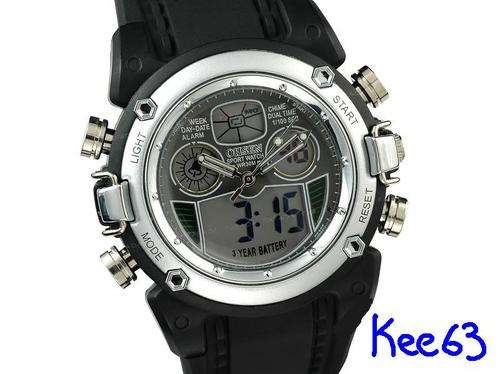 MENS DIGIATL AND ANALOGUE SPORTS WATCH OHSEN multifunctional
